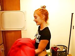 Tanora cleans your cock